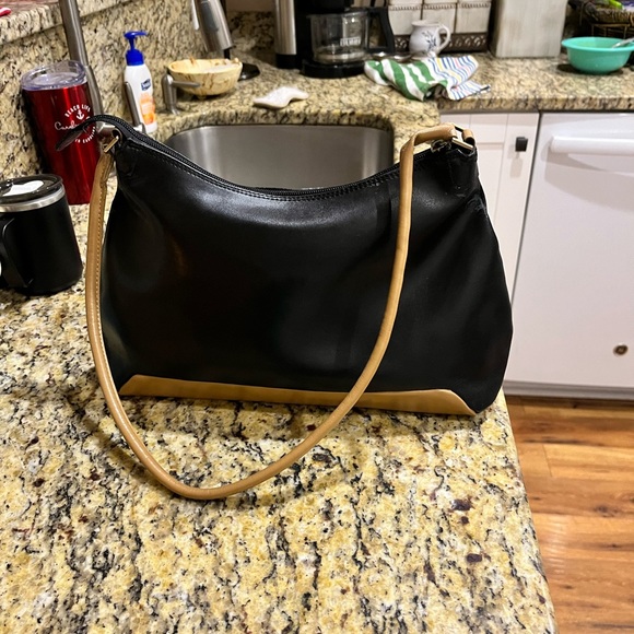 Sagi Made in Italy All leather two-tone Handbag 9X15 - Picture 2 of 8